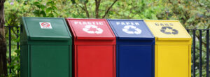 garbage bins